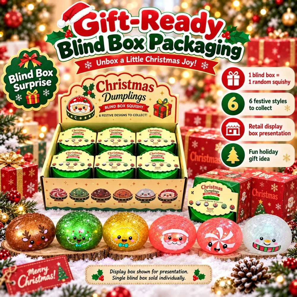 Christmas Dumpling Squishy Blind Box